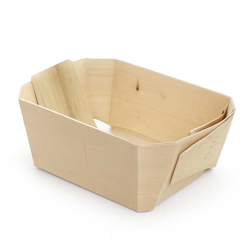 PIOP-PACK - Vaschette in pioppo biodegradabili per cibo secco ed umido